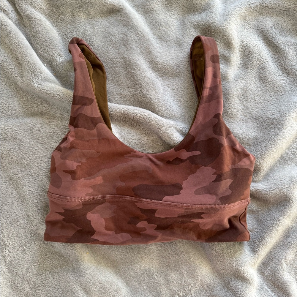 Camo Print Lululemon Sports Bra